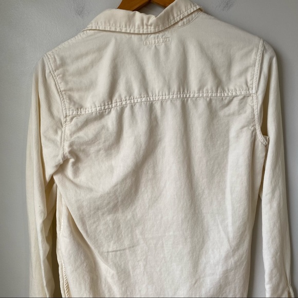 MOTHER The Trooper Button Up Shirt In Ciao NEW - Picture 9 of 16